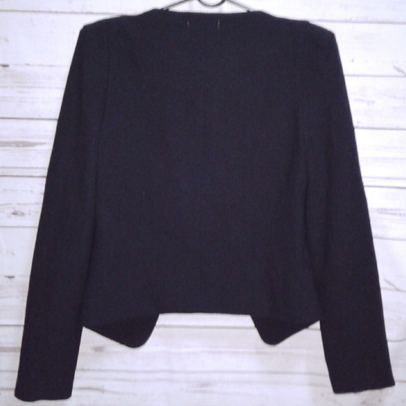 The Impeccable Pig Black Open Front Blazer - Picture 4 of 5